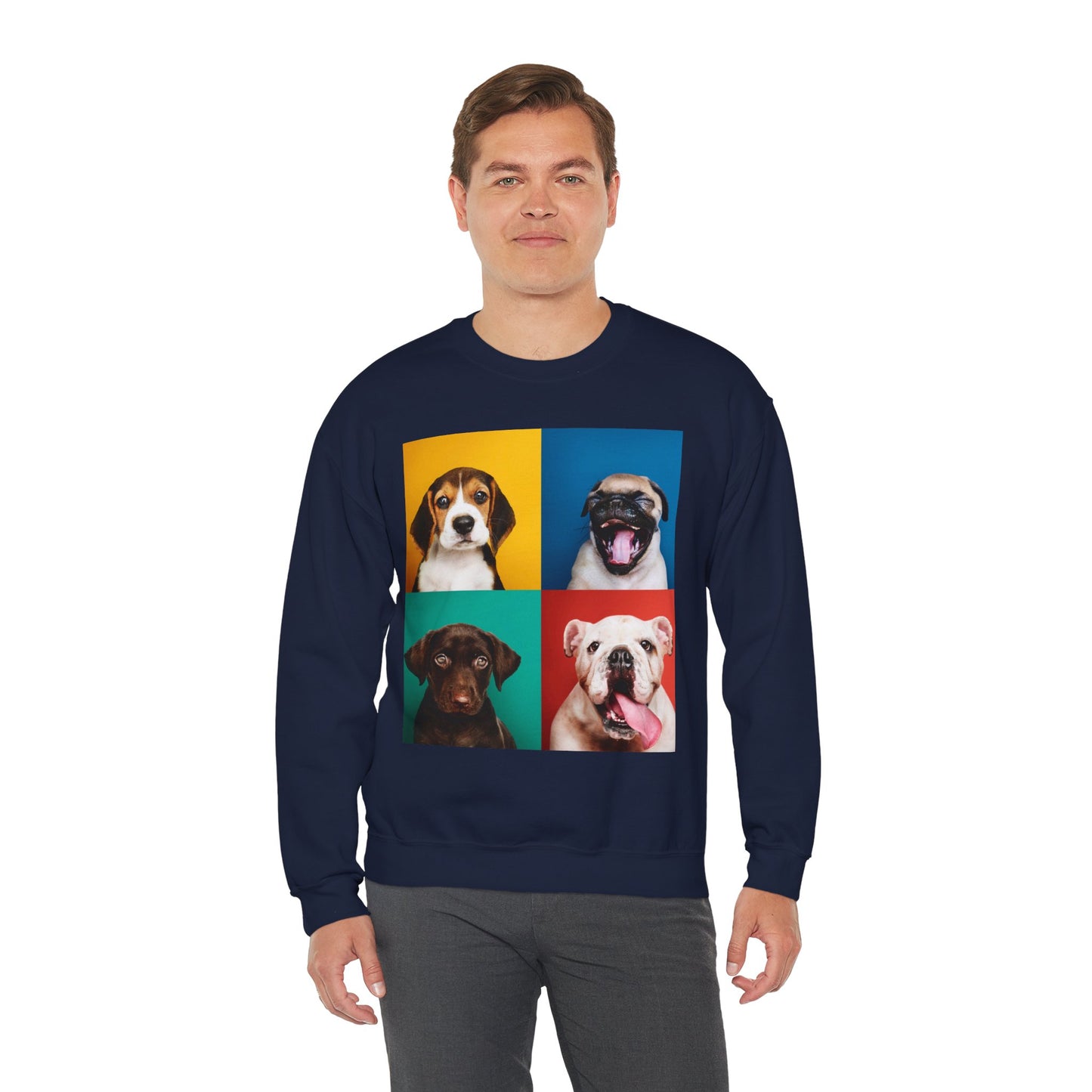 Pop Art Dogs Crewneck Sweatshirt