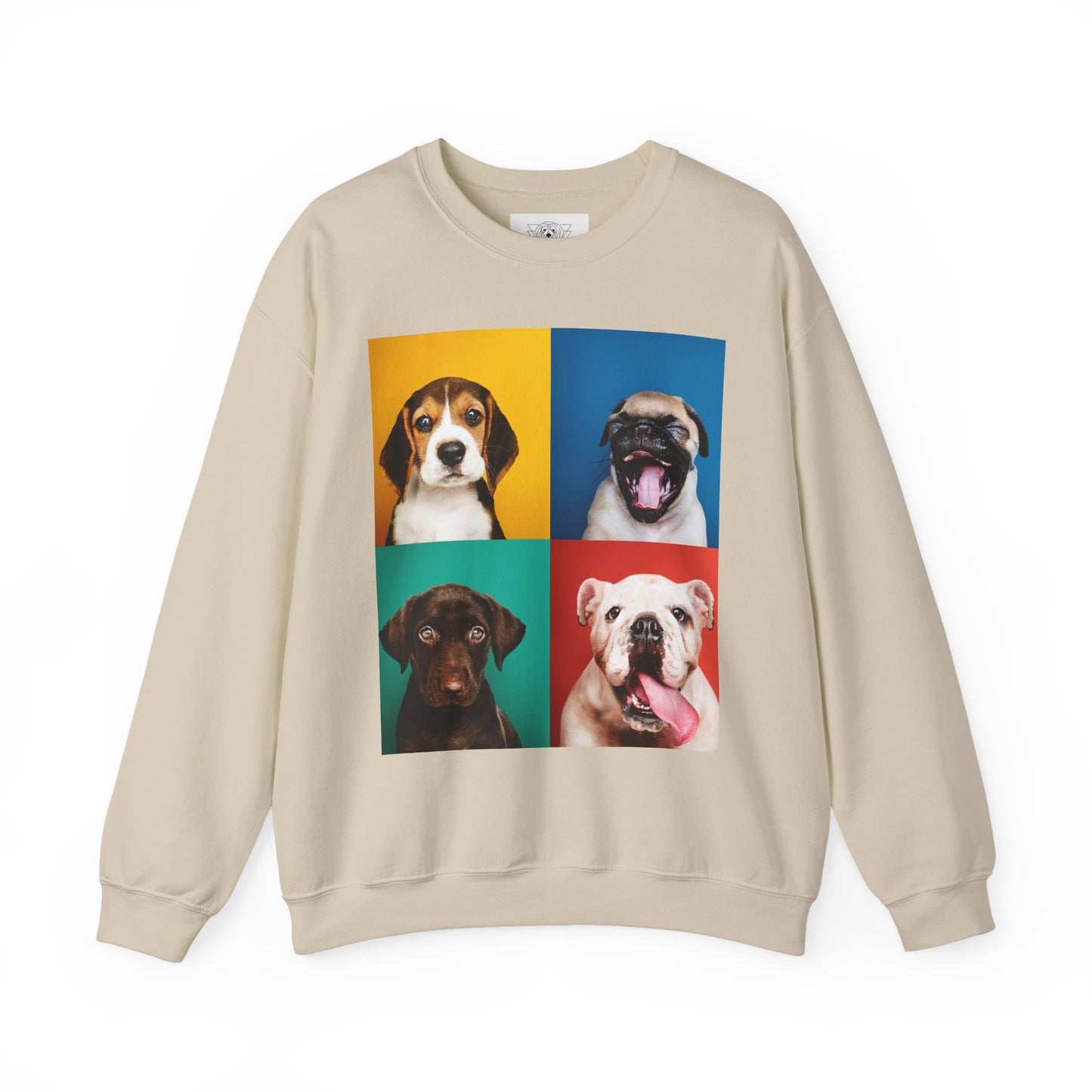 Pop Art Dogs Crewneck Sweatshirt