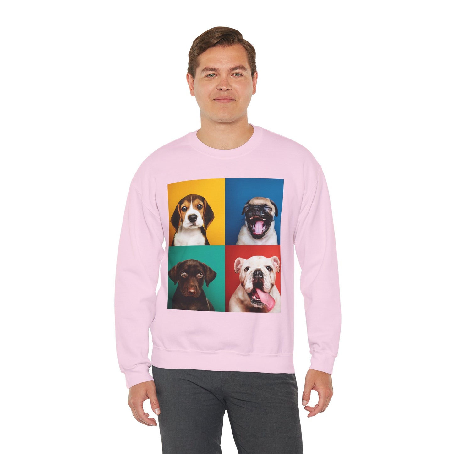 Pop Art Dogs Crewneck Sweatshirt