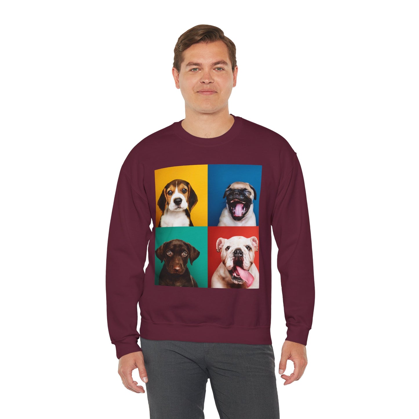 Pop Art Dogs Crewneck Sweatshirt
