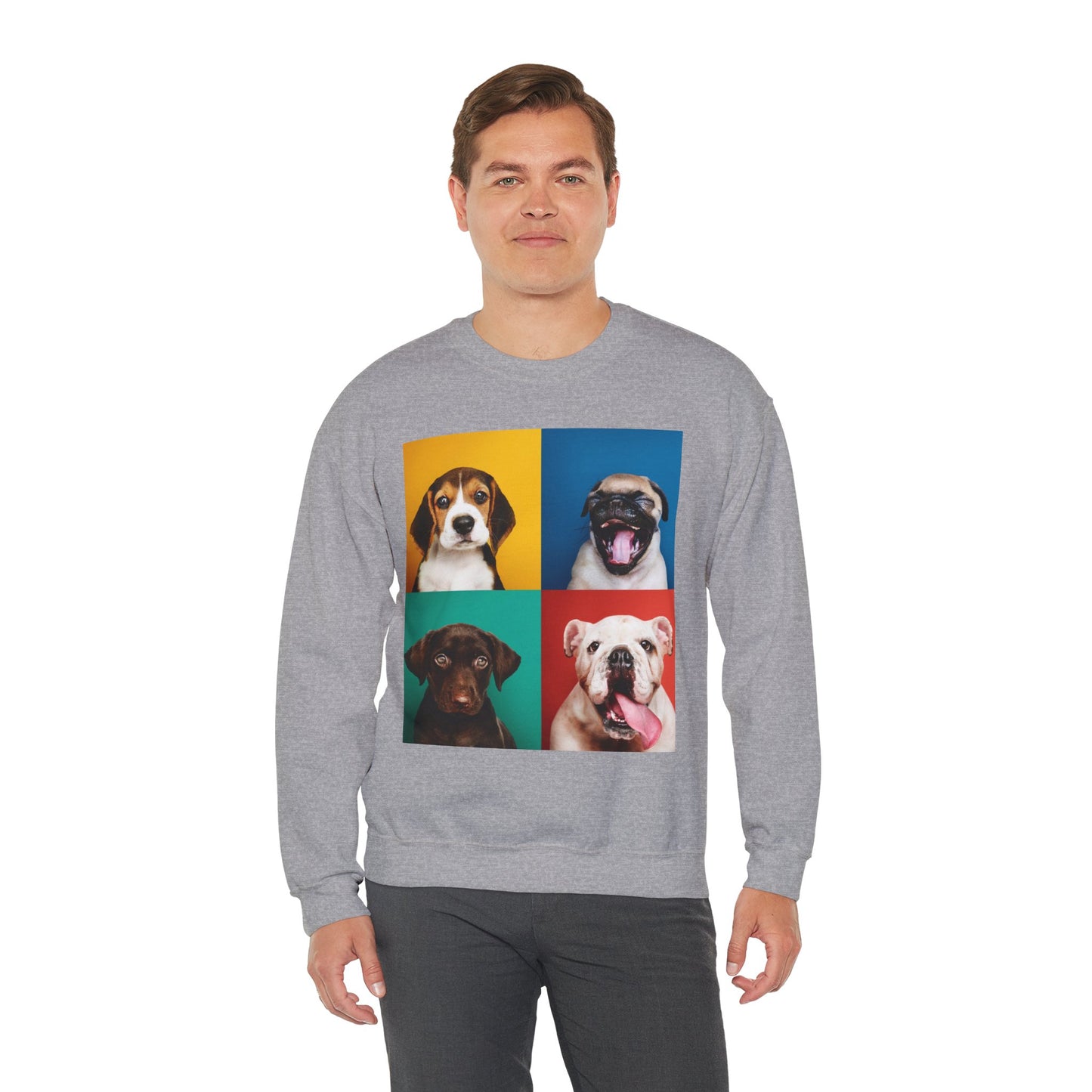 Pop Art Dogs Crewneck Sweatshirt
