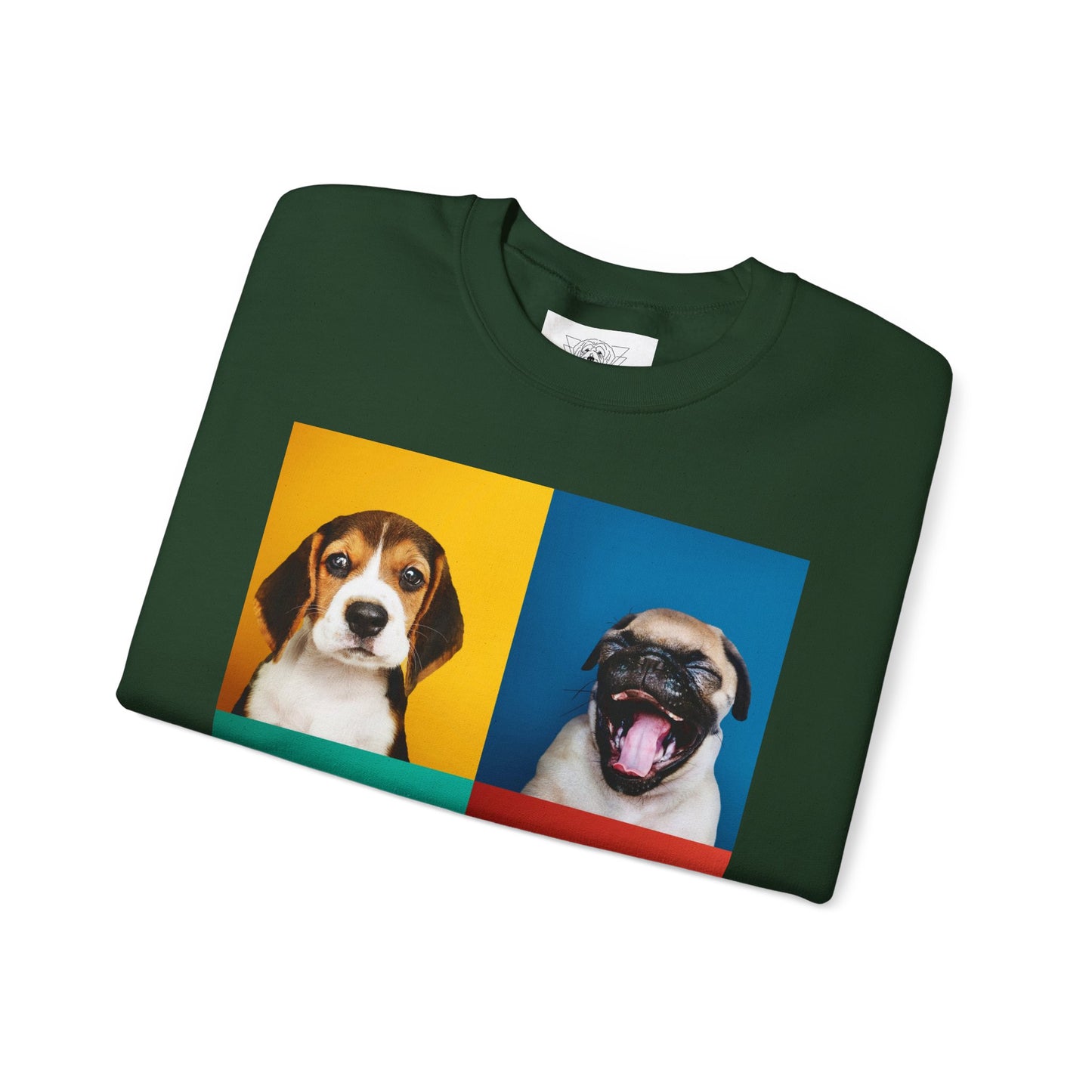 Pop Art Dogs Crewneck Sweatshirt