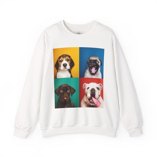 Pop Art Dogs Crewneck Sweatshirt