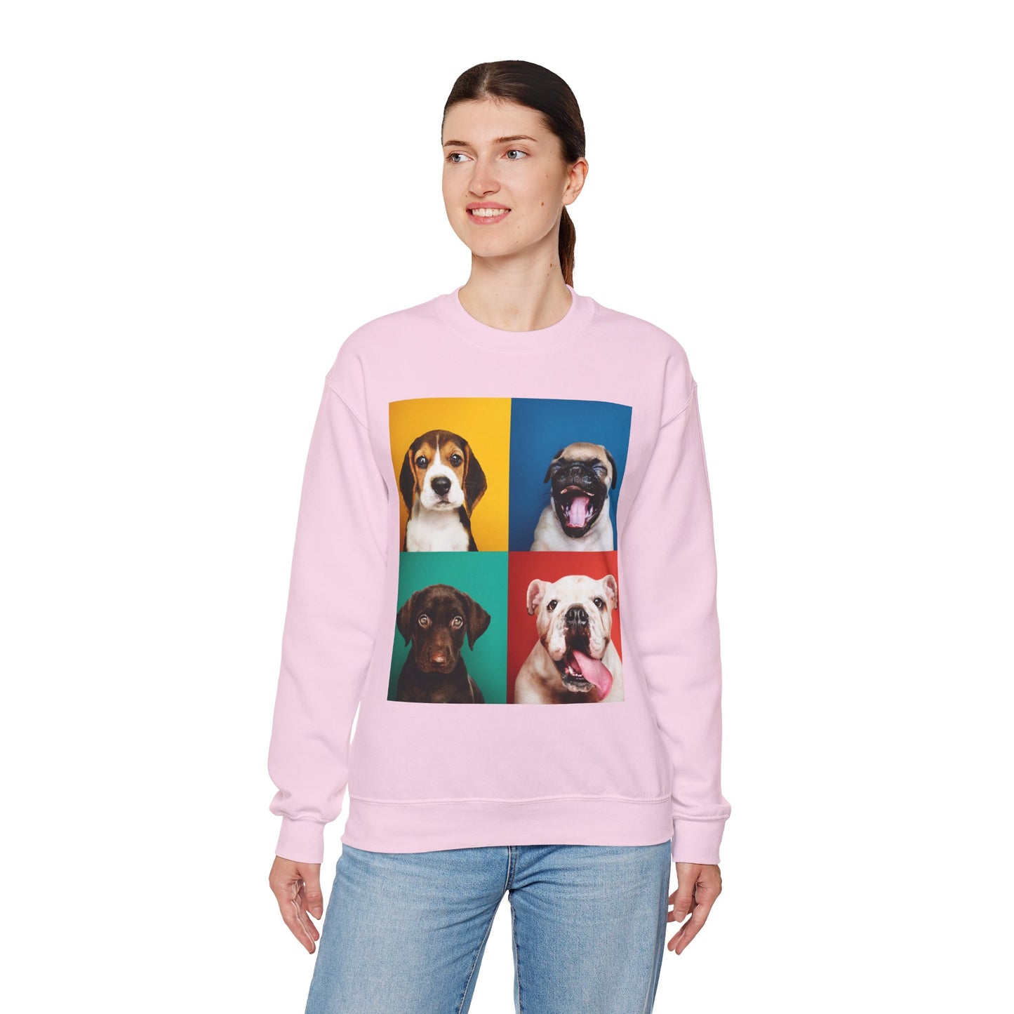 Pop Art Dogs Crewneck Sweatshirt