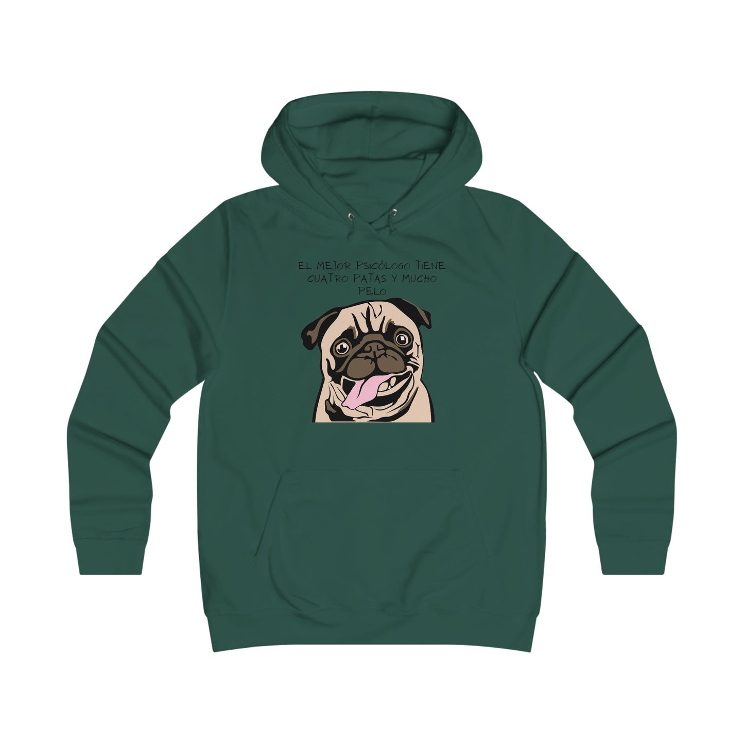 Pug Face Hoodie – "All I Need Is Pugs and Pajamas"