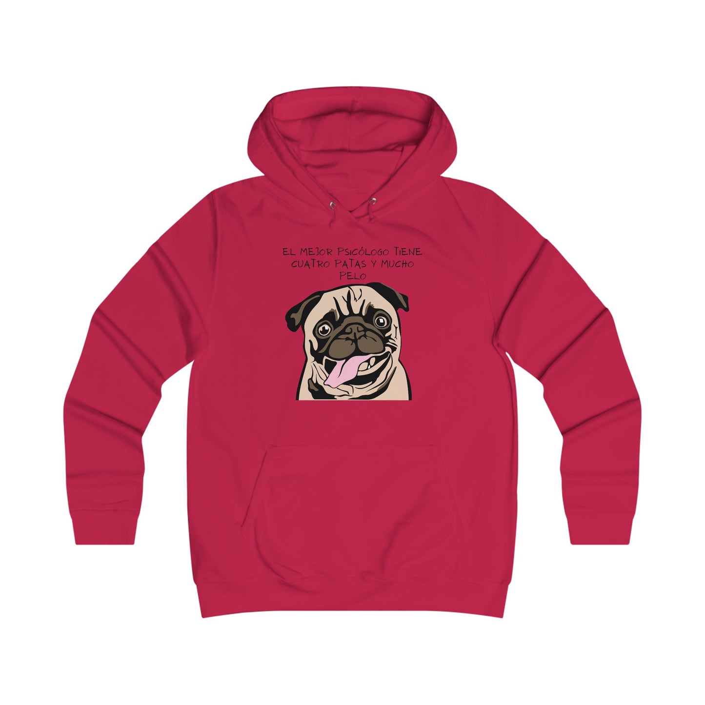 Pug Face Hoodie – "All I Need Is Pugs and Pajamas"