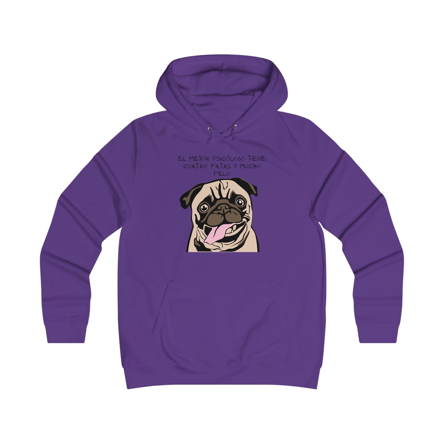 Pug Face Hoodie – "All I Need Is Pugs and Pajamas"