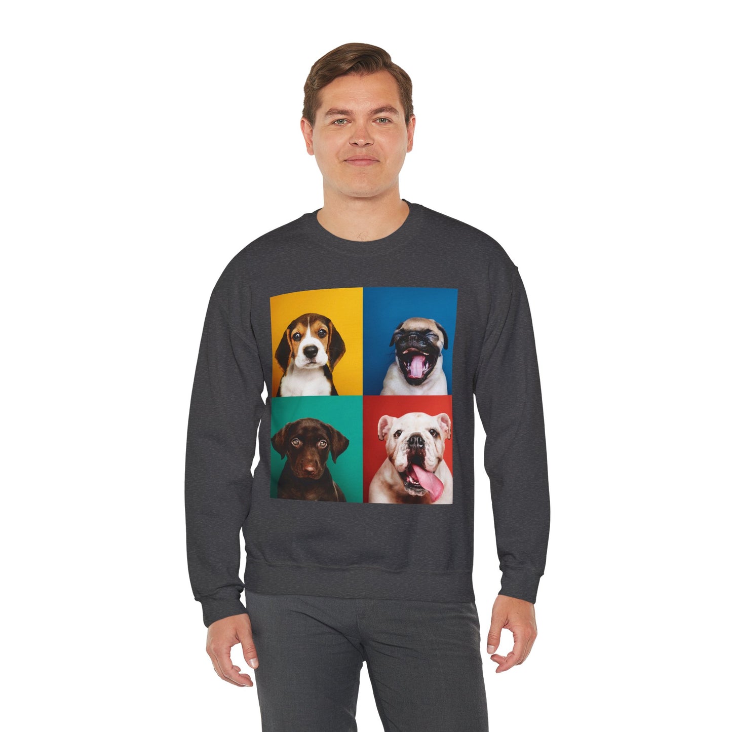Pop Art Dogs Crewneck Sweatshirt