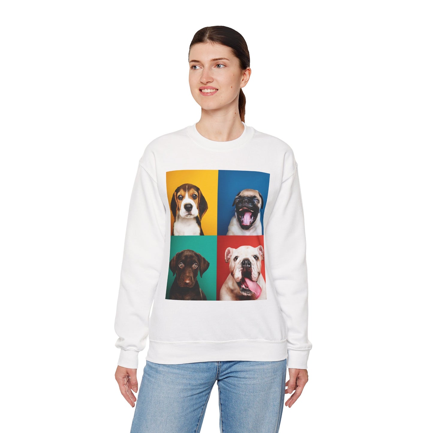 Pop Art Dogs Crewneck Sweatshirt