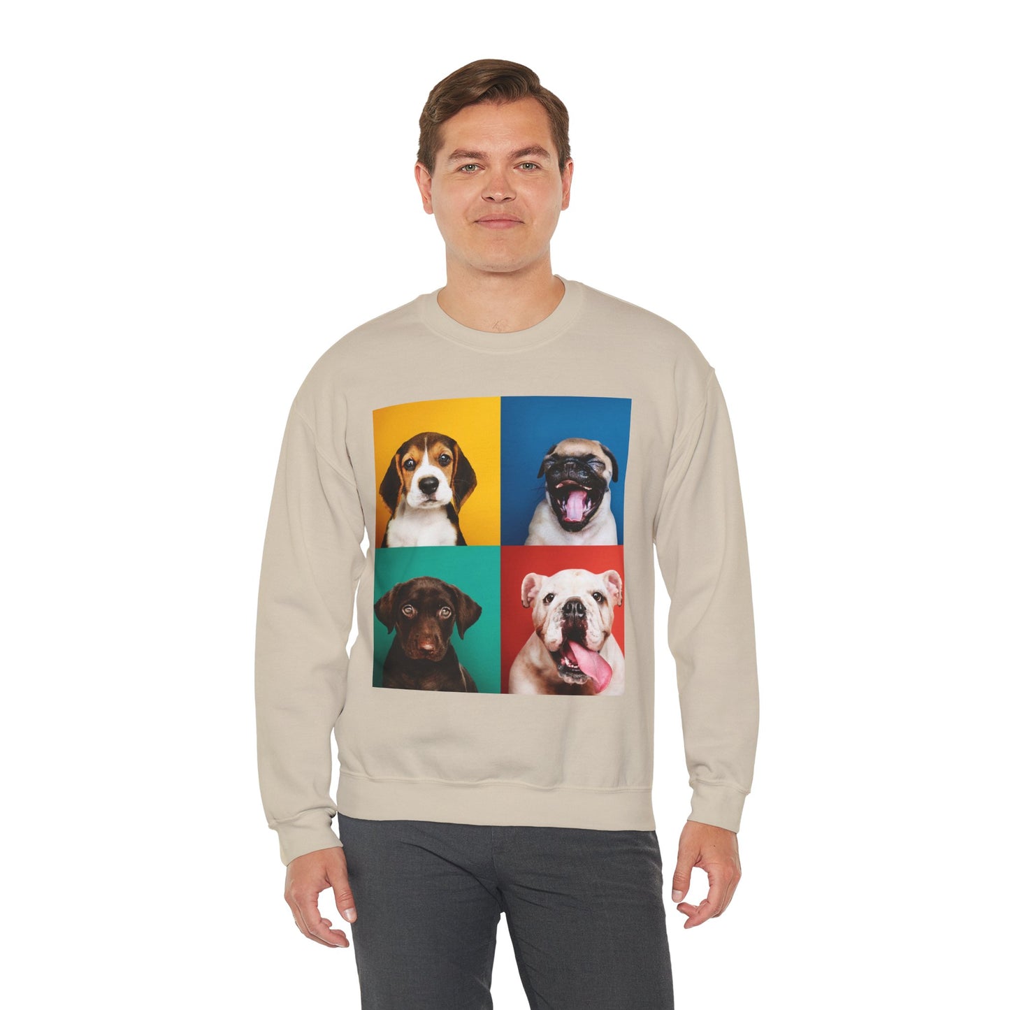 Pop Art Dogs Crewneck Sweatshirt