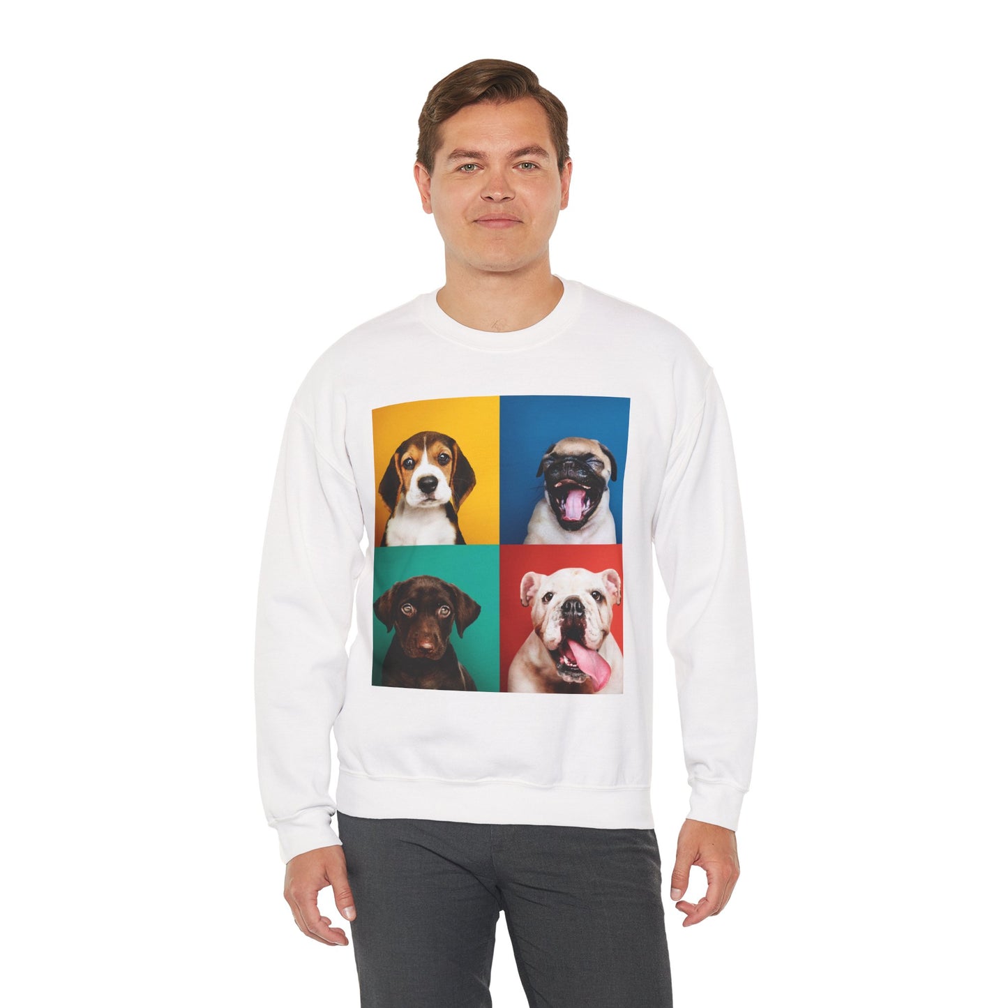 Pop Art Dogs Crewneck Sweatshirt