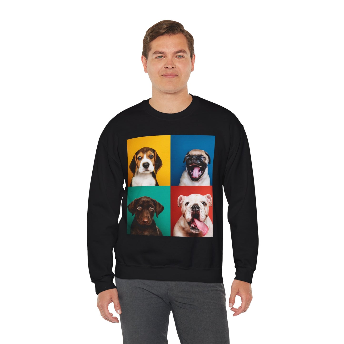 Pop Art Dogs Crewneck Sweatshirt
