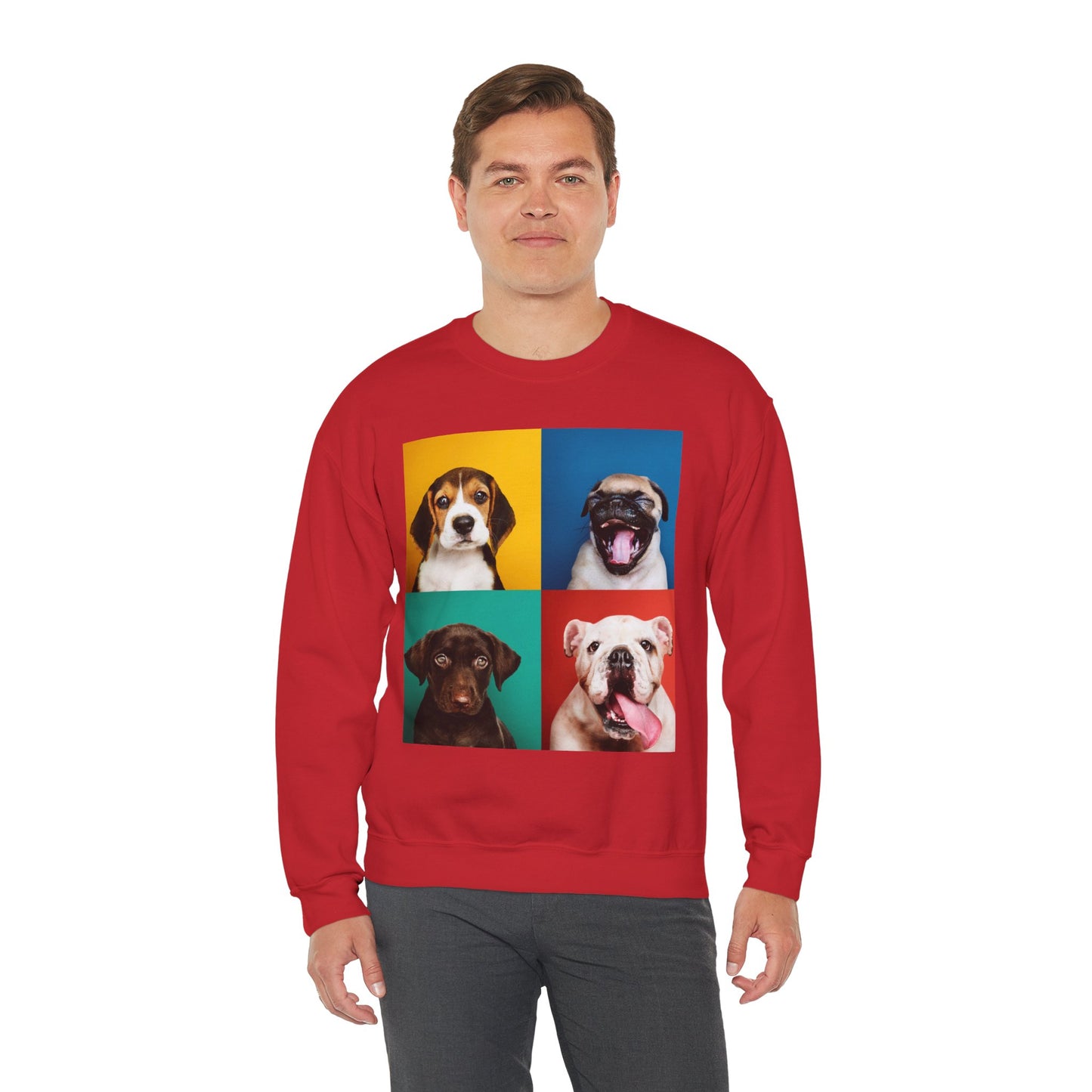 Pop Art Dogs Crewneck Sweatshirt